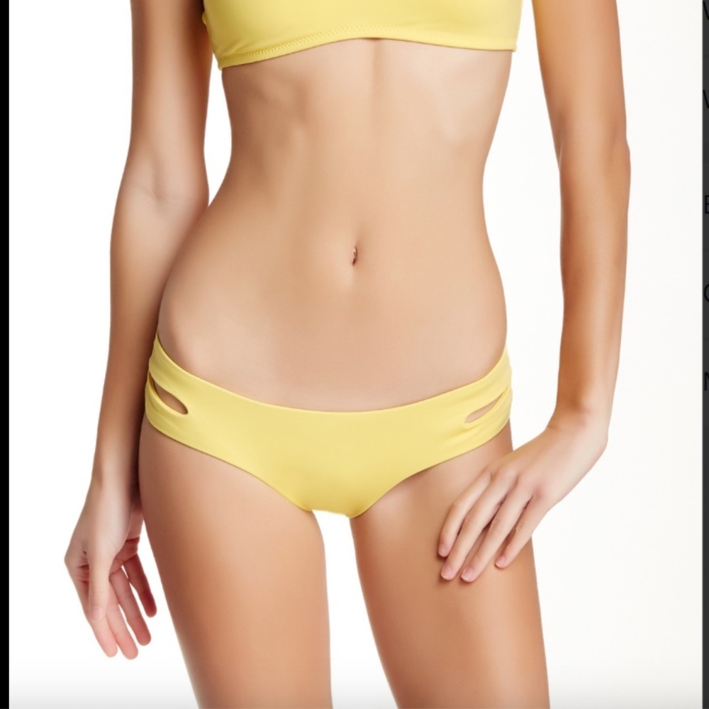 NWD Becca Women's Yellow Split Side‎ Bottom [ SZ Large ] Yellow